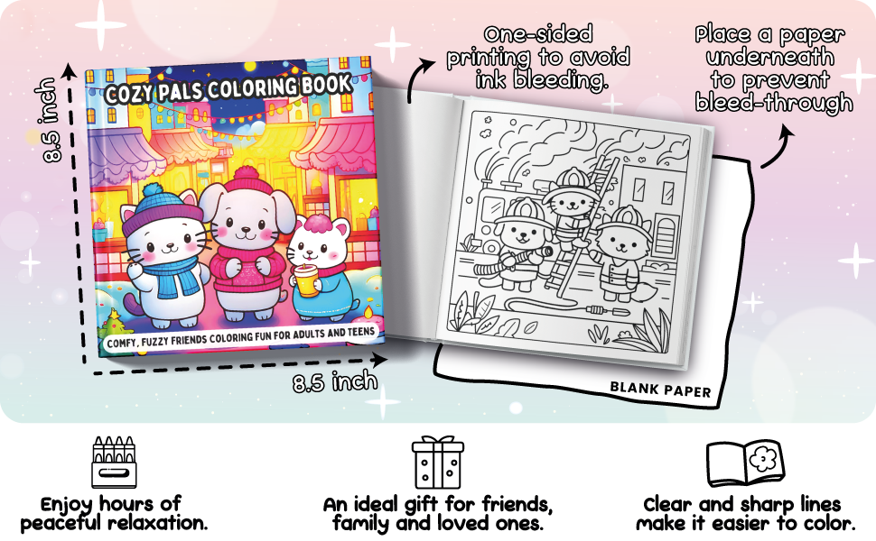 Cozy Pals Coloring Book