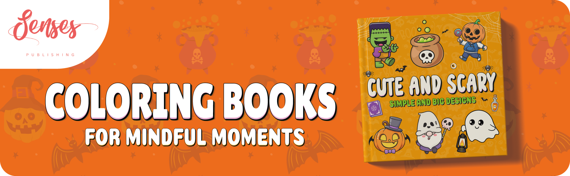 Cute and scary coloring book