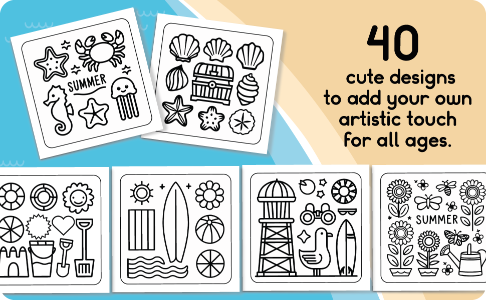 Groovy Summer Coloring Book