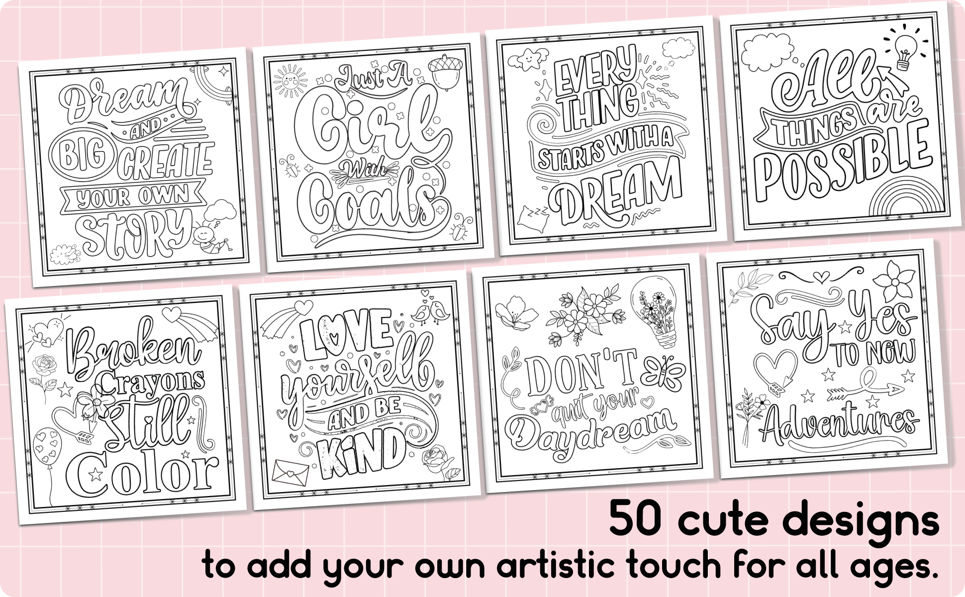 Inspirational Coloring Book